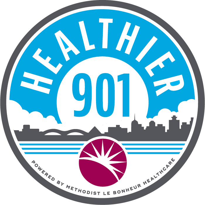 The logo for the healthier 901 campaign